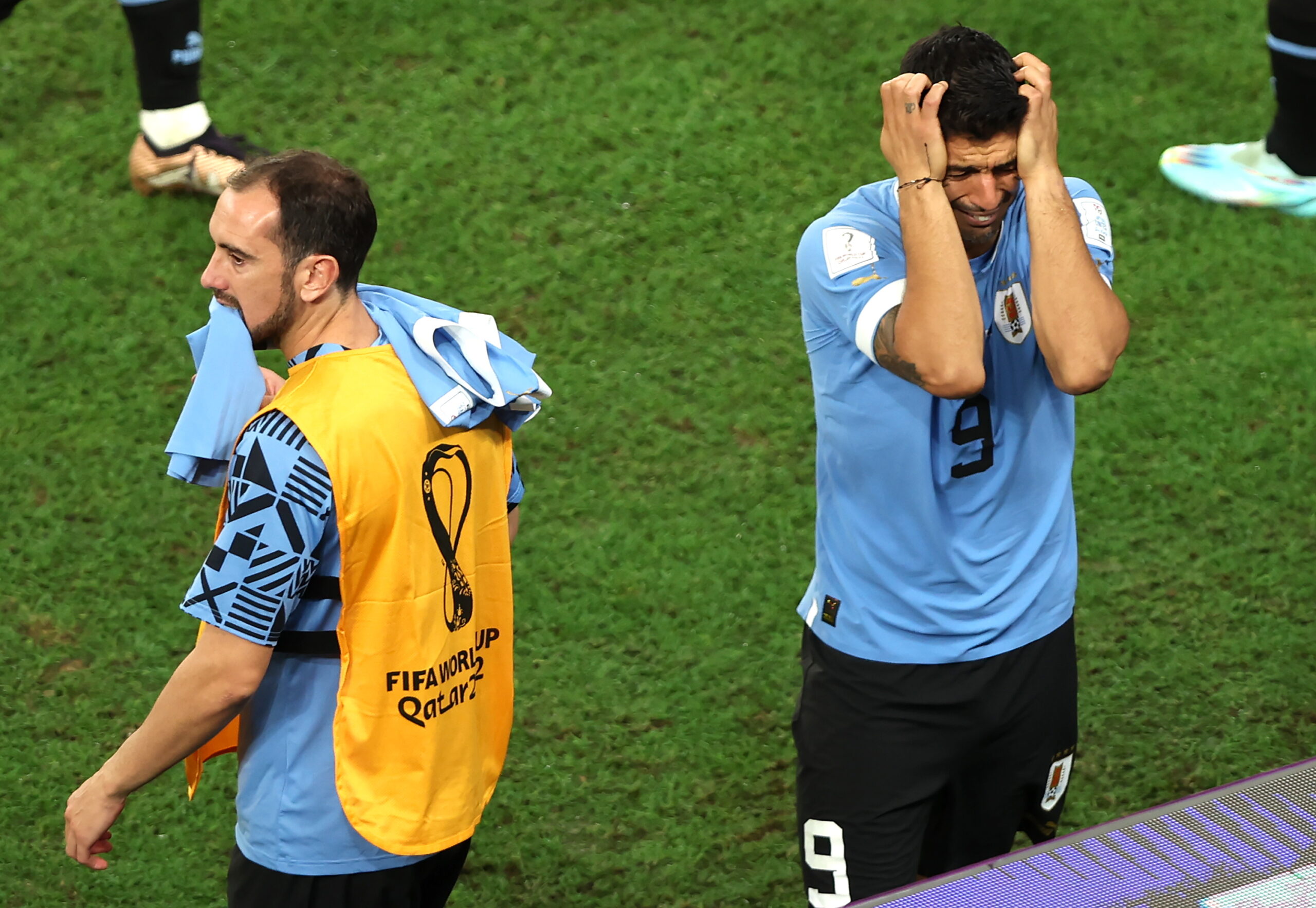 Tears for Suarez! Uruguay fall at group stages after Portugal fail